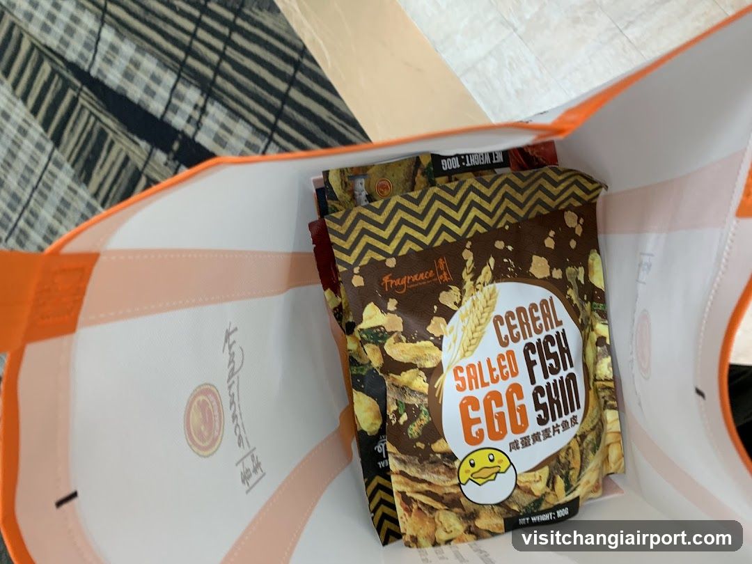 Snack Packaging in Shopping Bag