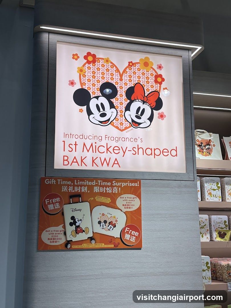 Mickey-shaped Bak KWA Advertisement
