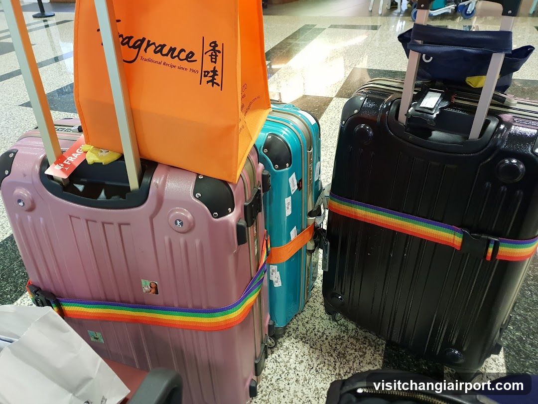 Luggage with Shopping Bag