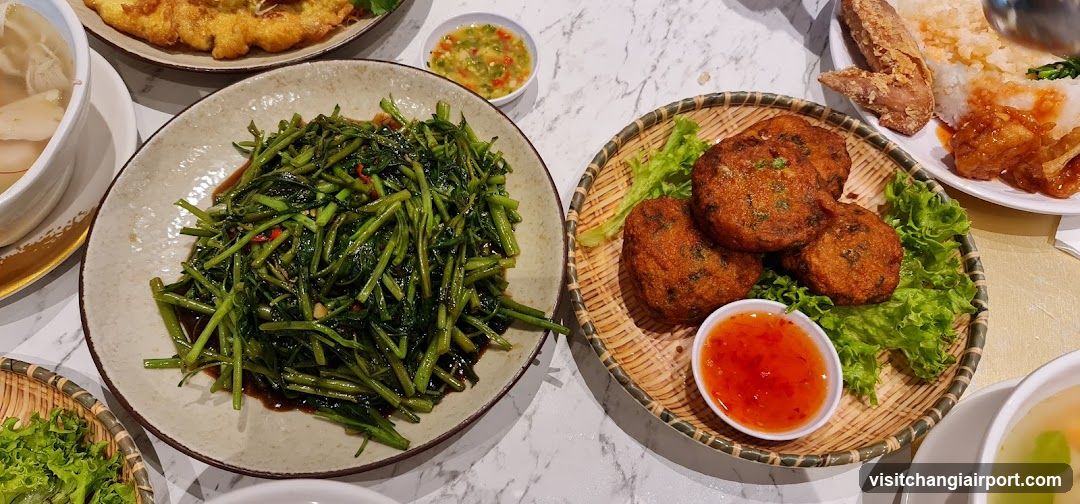 Thailand-style meal spread