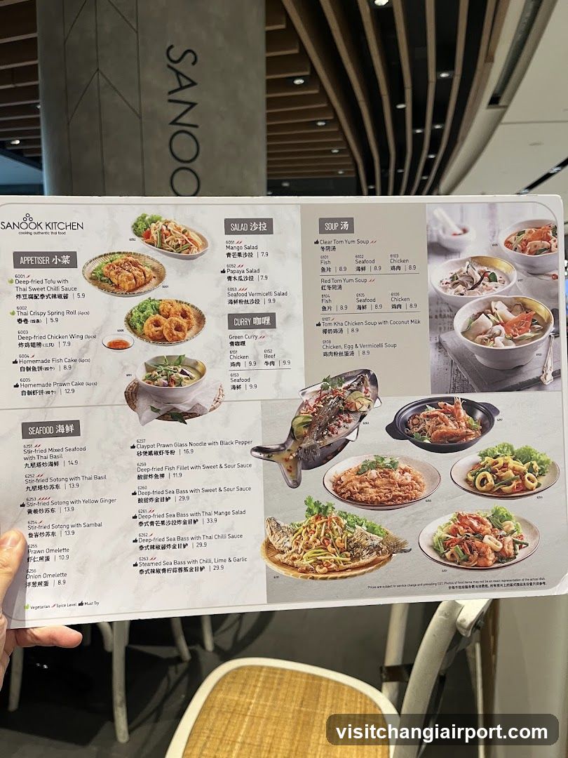 Sanook Kitchen Menu