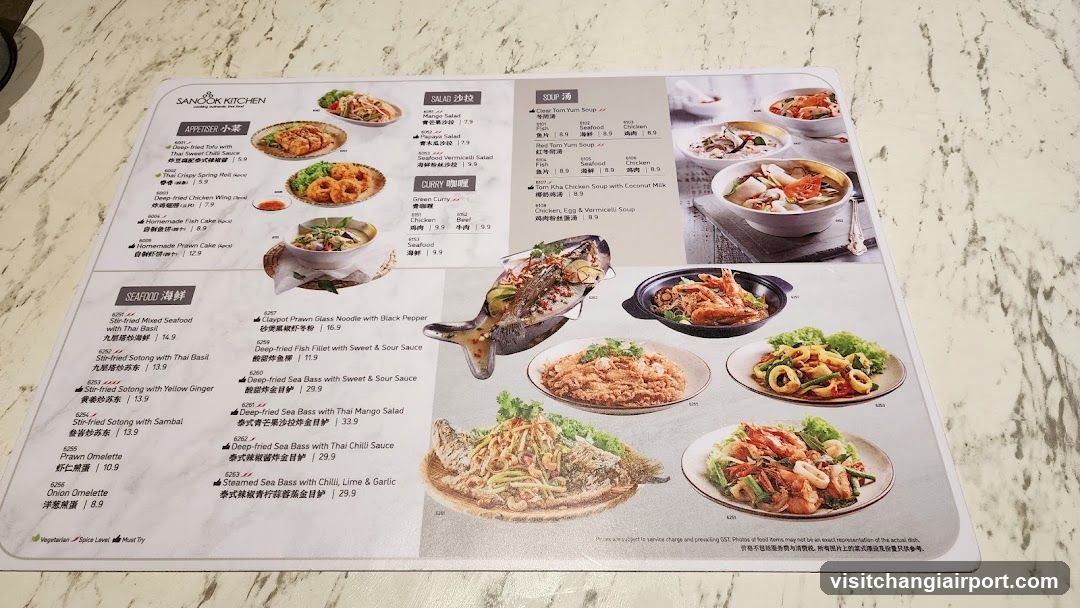 Sangin Kitchen Menu