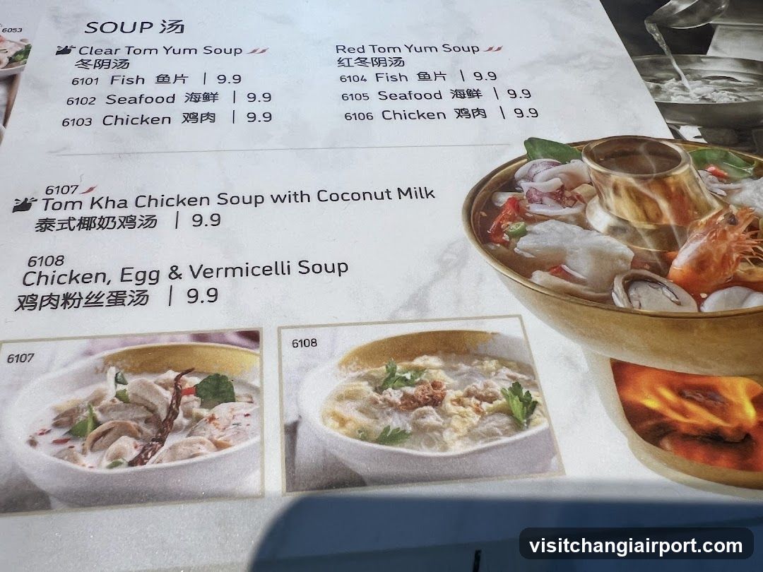 Soup Menu Page