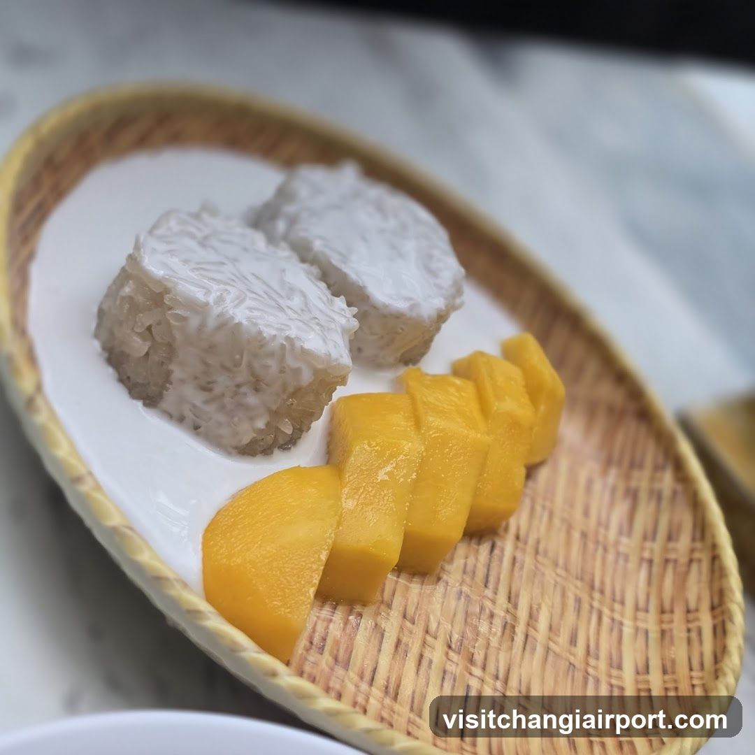 Mango Sticky Rice with Coconut Milk