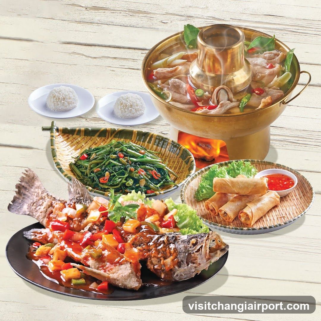 Thai Hot Pot Meal Spread
