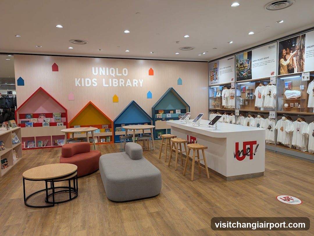 Uniqlo Kids Library Interior