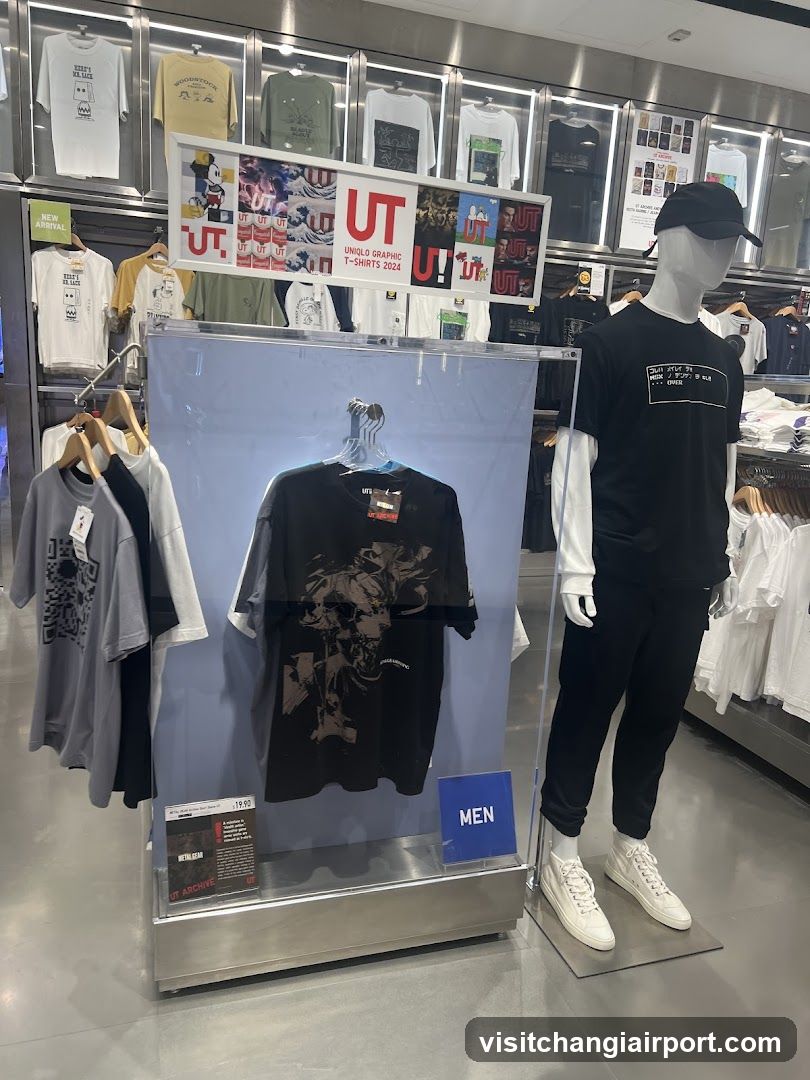 Uniqlo UT Men's T-Shirt Display