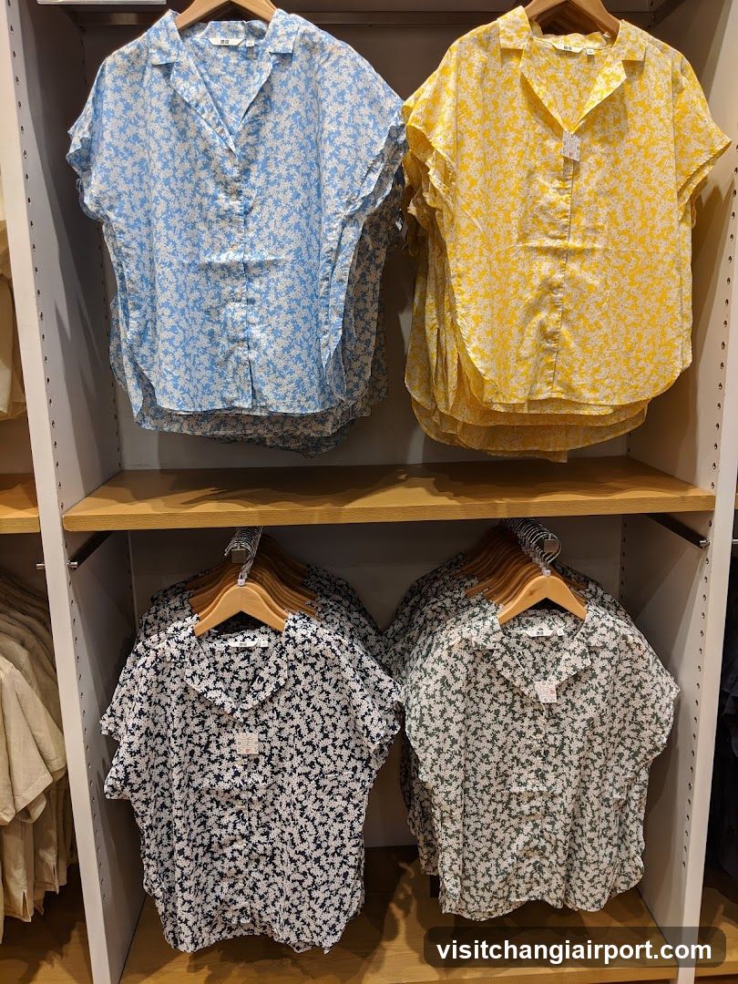 Floral Shirt Display