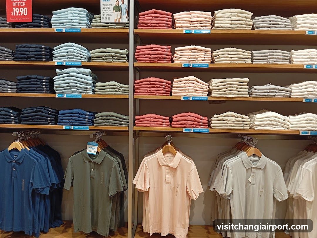 Men's Polo Shirts Display