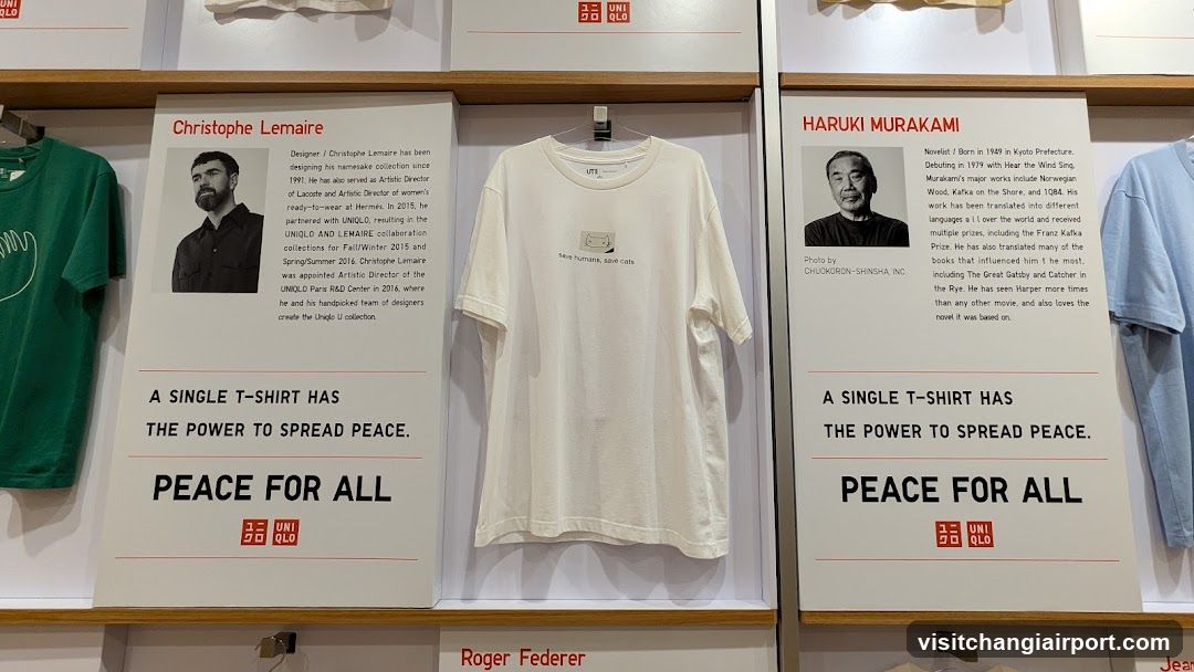 UNIQLO Peace for All Exhibition Display