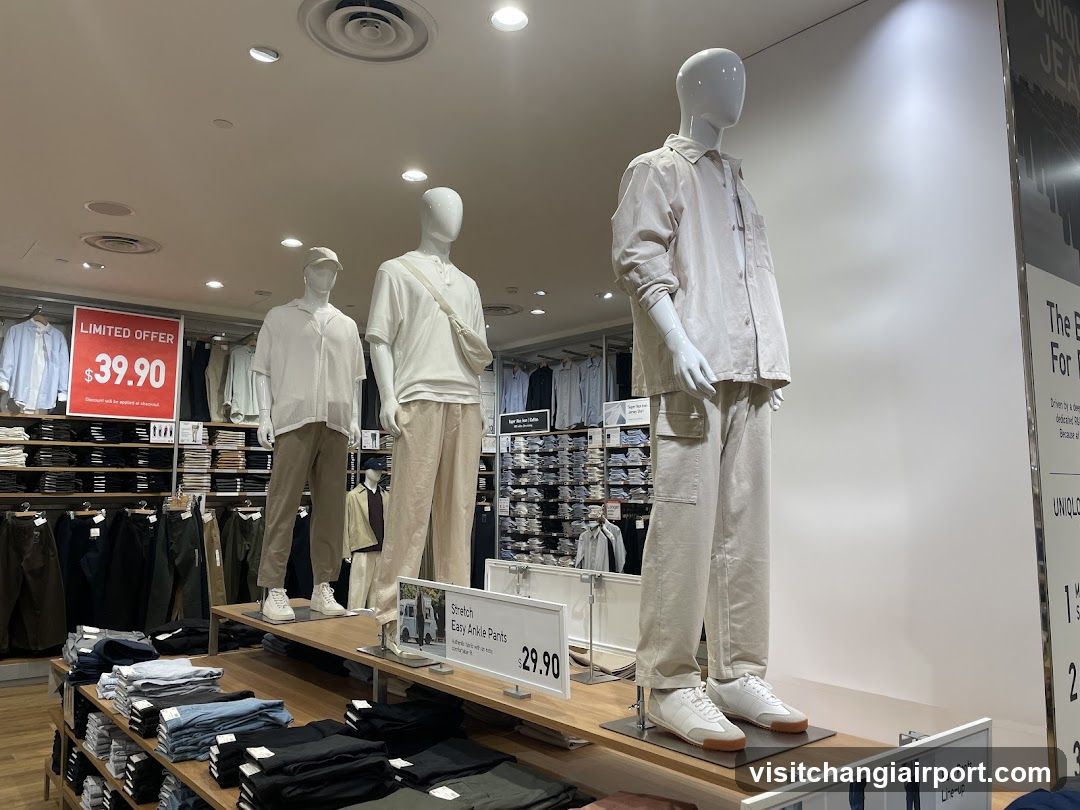Uniqlo Men's Clothing Display