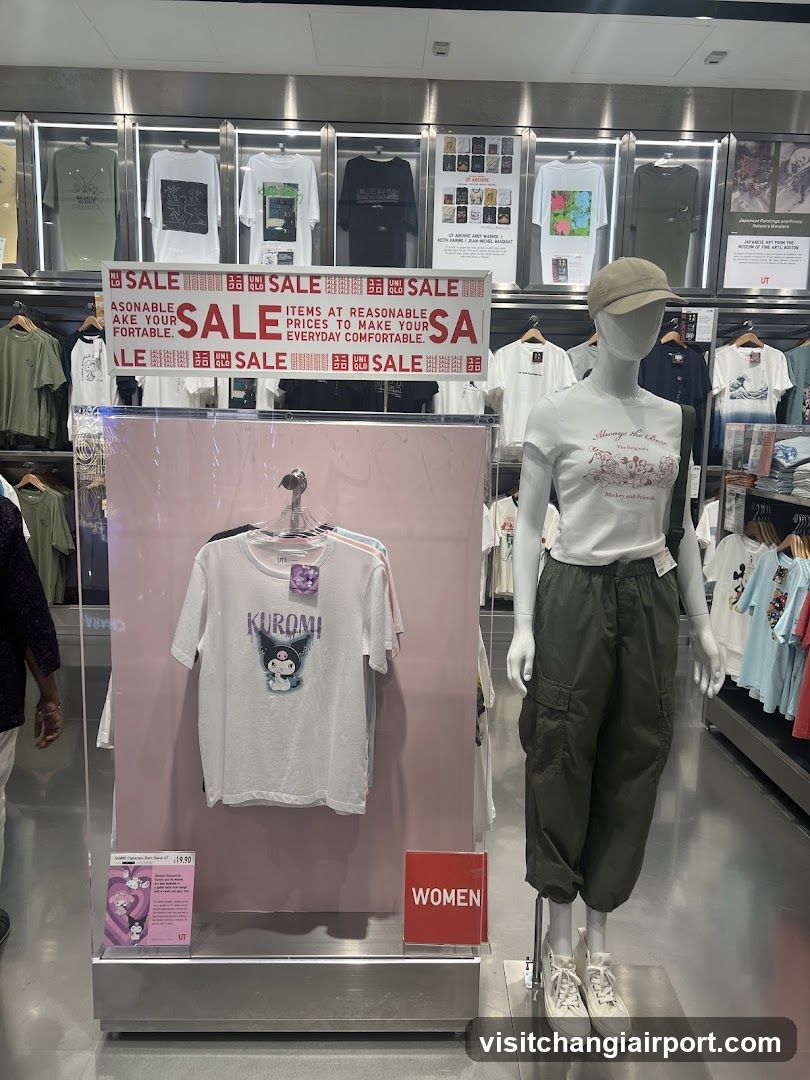 Clothing Store Interior Display