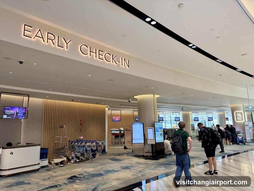 Airport Early Check-In Area