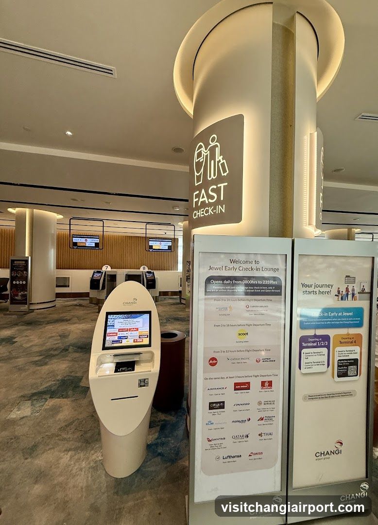 Changi Airport Fast Check-In Area