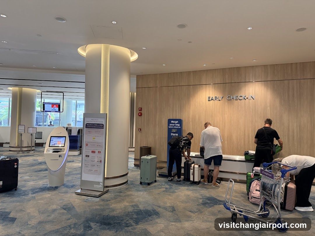 Airport Early Check-in Area