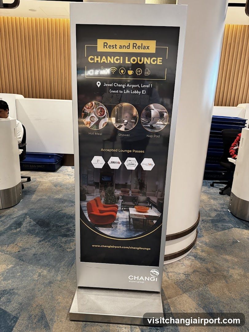 Changi Lounge Signage