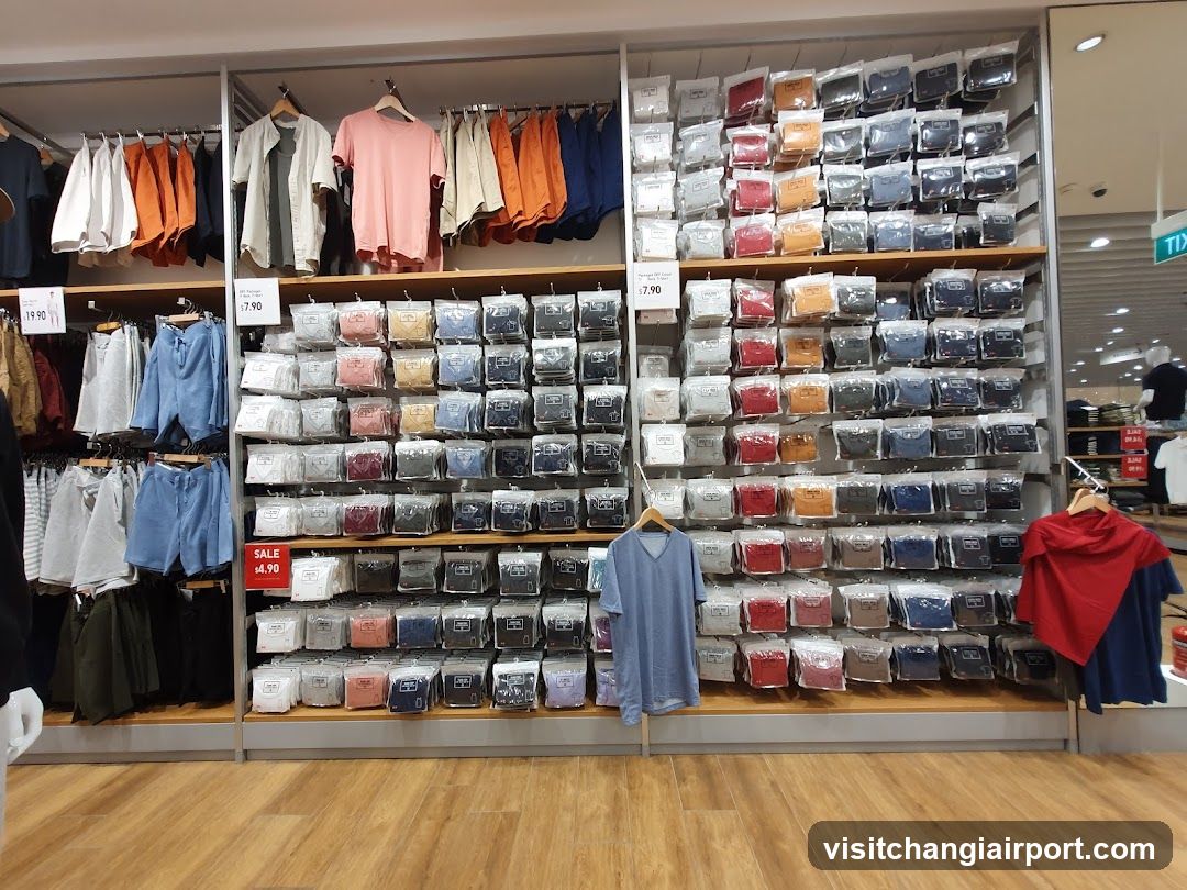 Clothing Store Interior Display