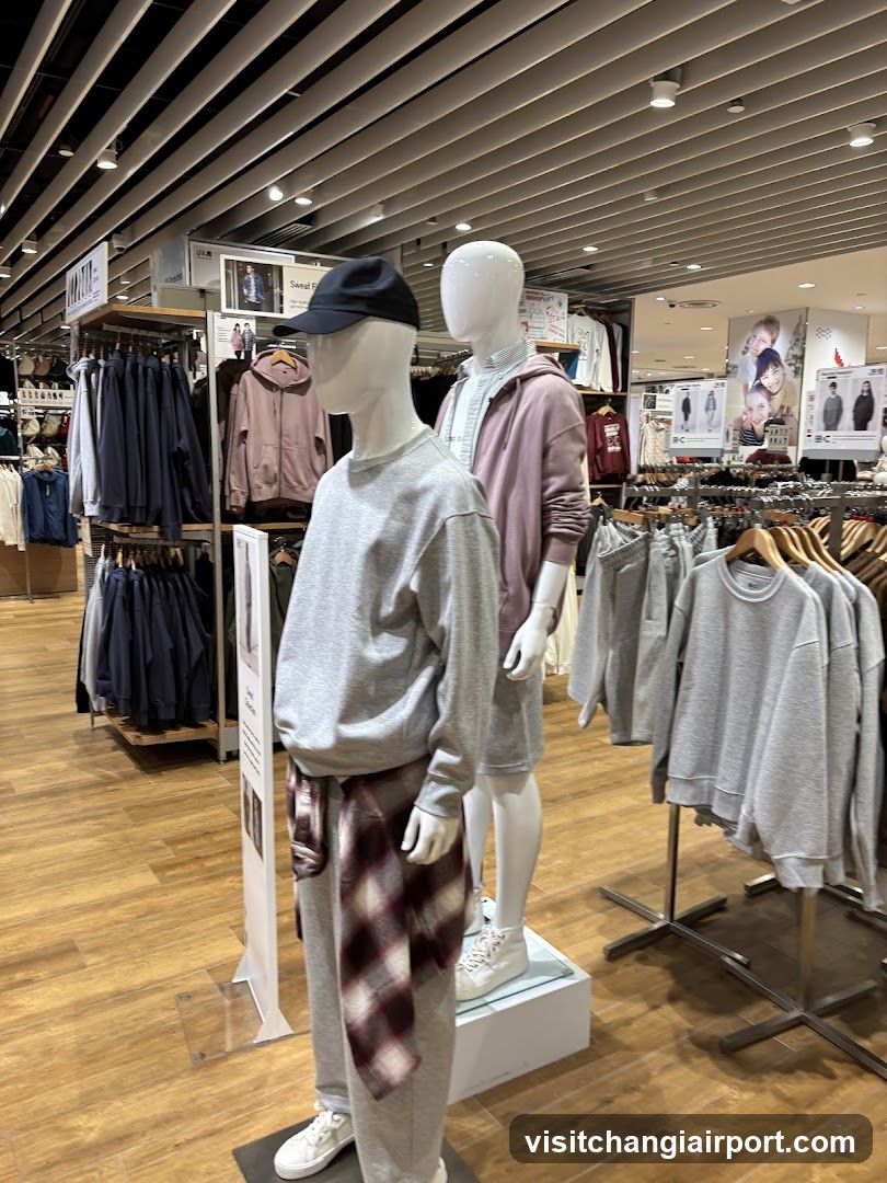 Clothing Store Interior Display