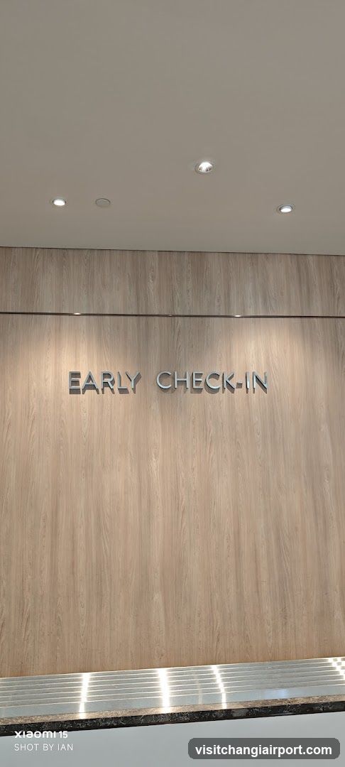 Early Check-In Signage