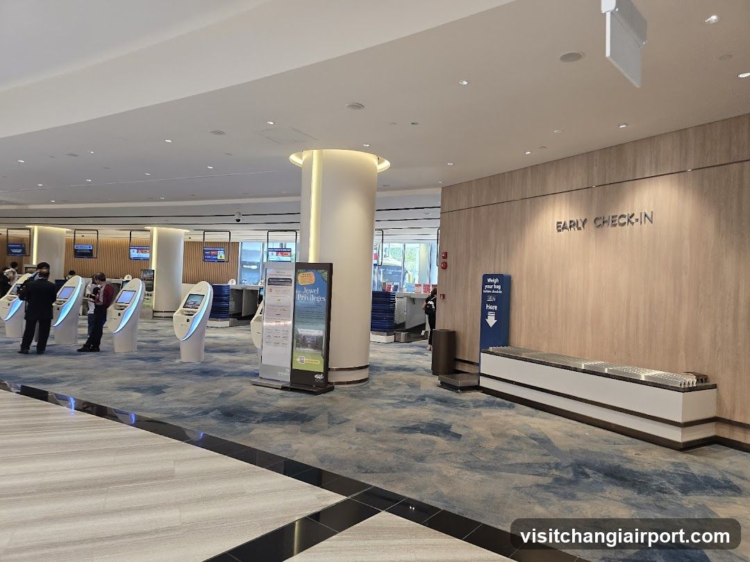 Airport Early Check-In Area