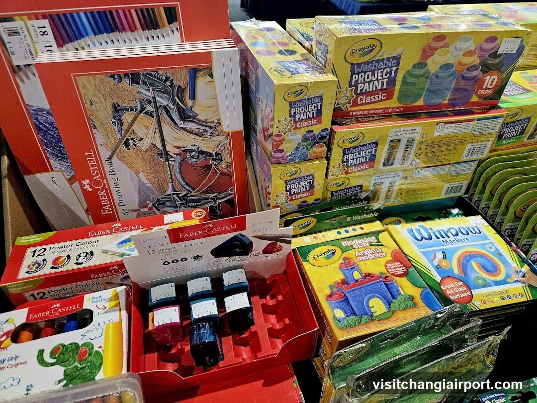 Children's Art Supplies Display