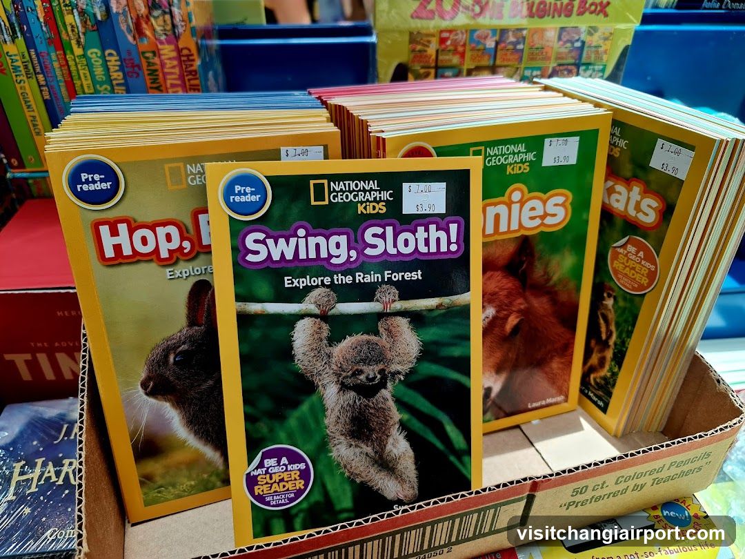 National Geographic Kids Books Display