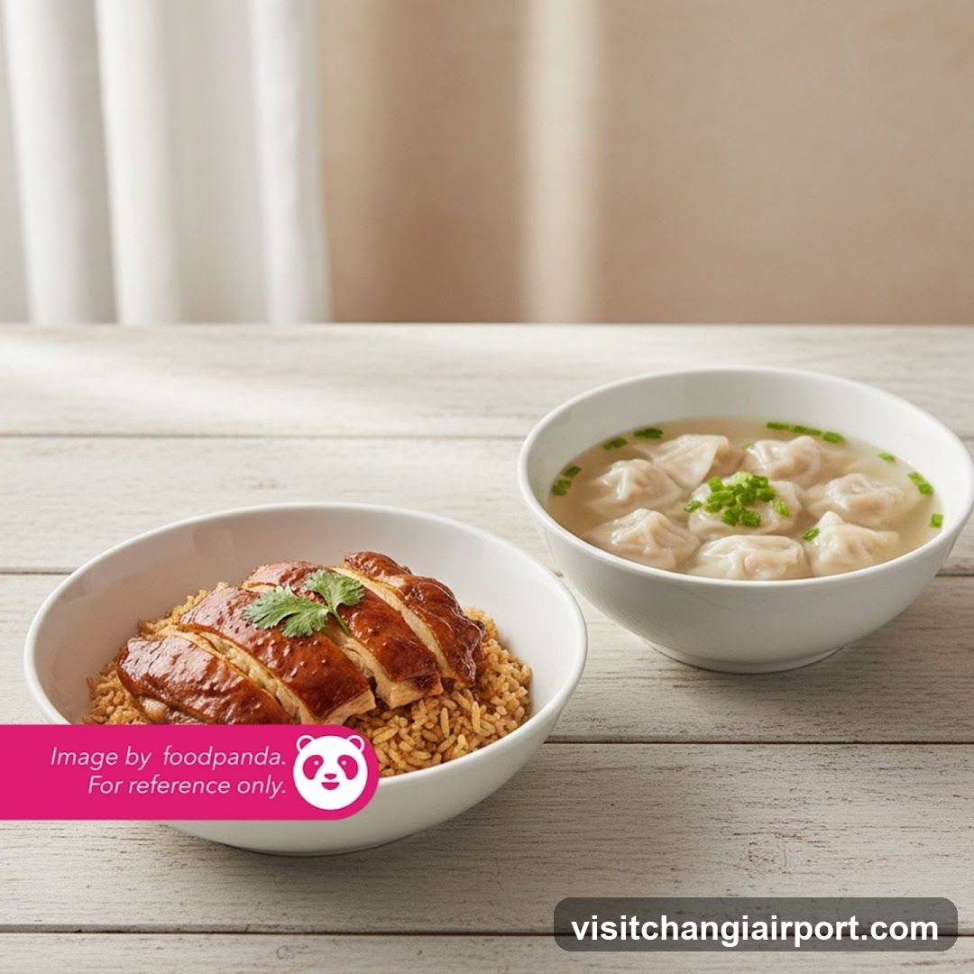 Food Bowl with Chicken and Dumplings