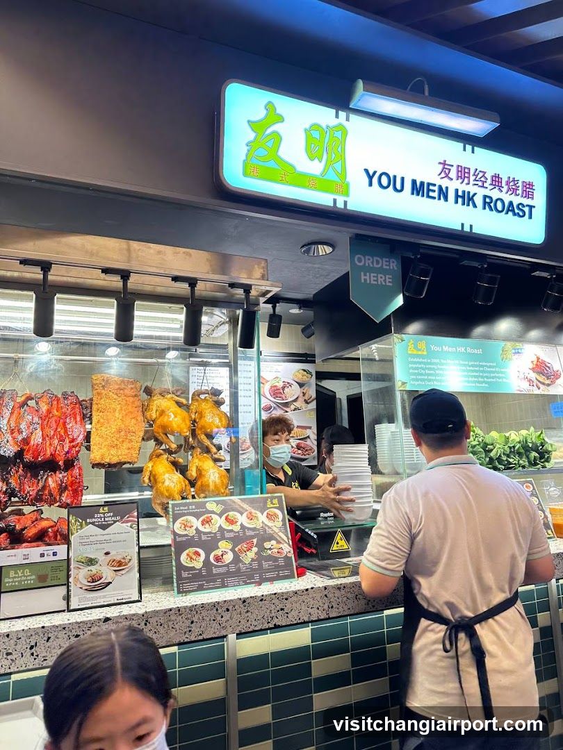 You Men HK Roast Stall Interior
