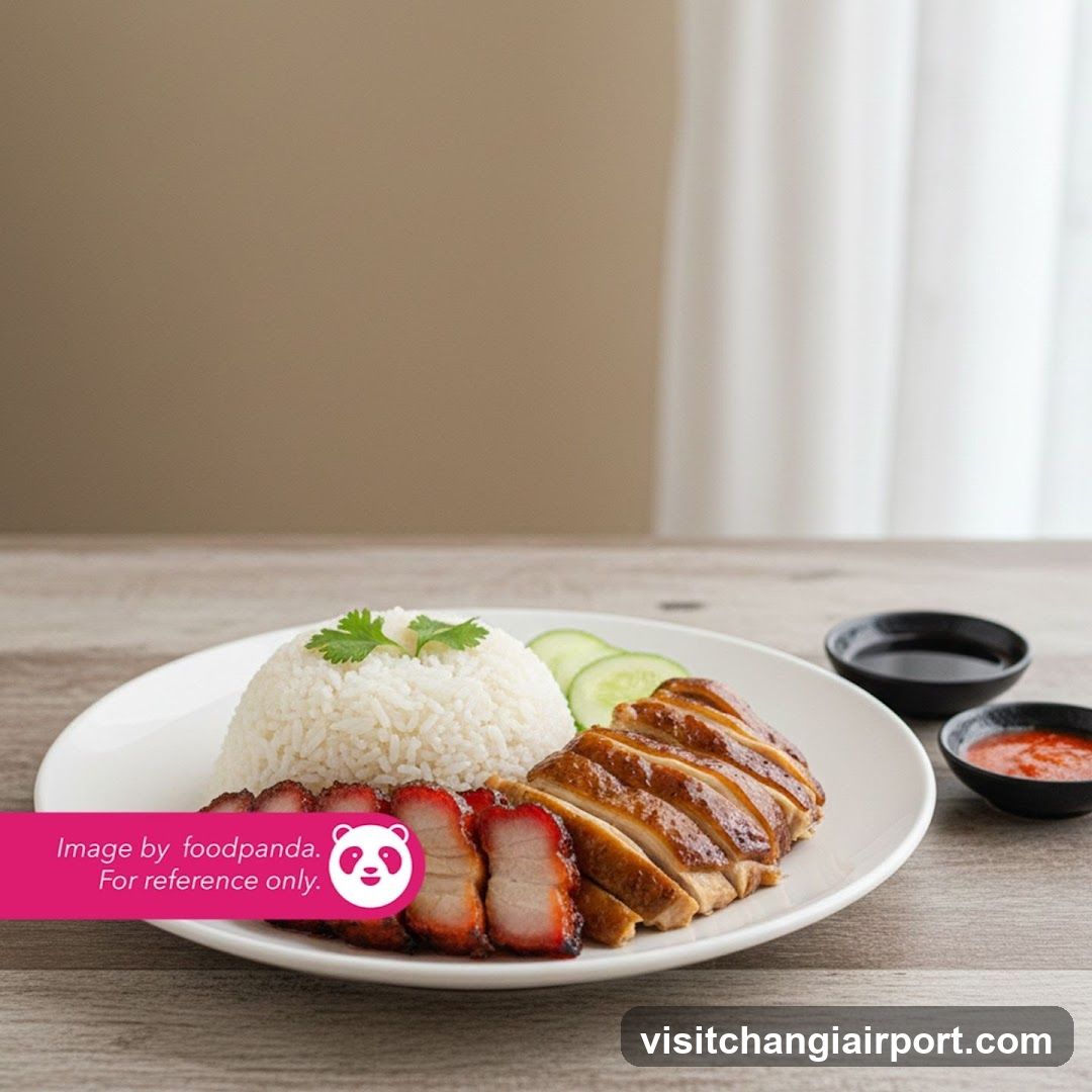 Hainanese Chicken Rice Plate