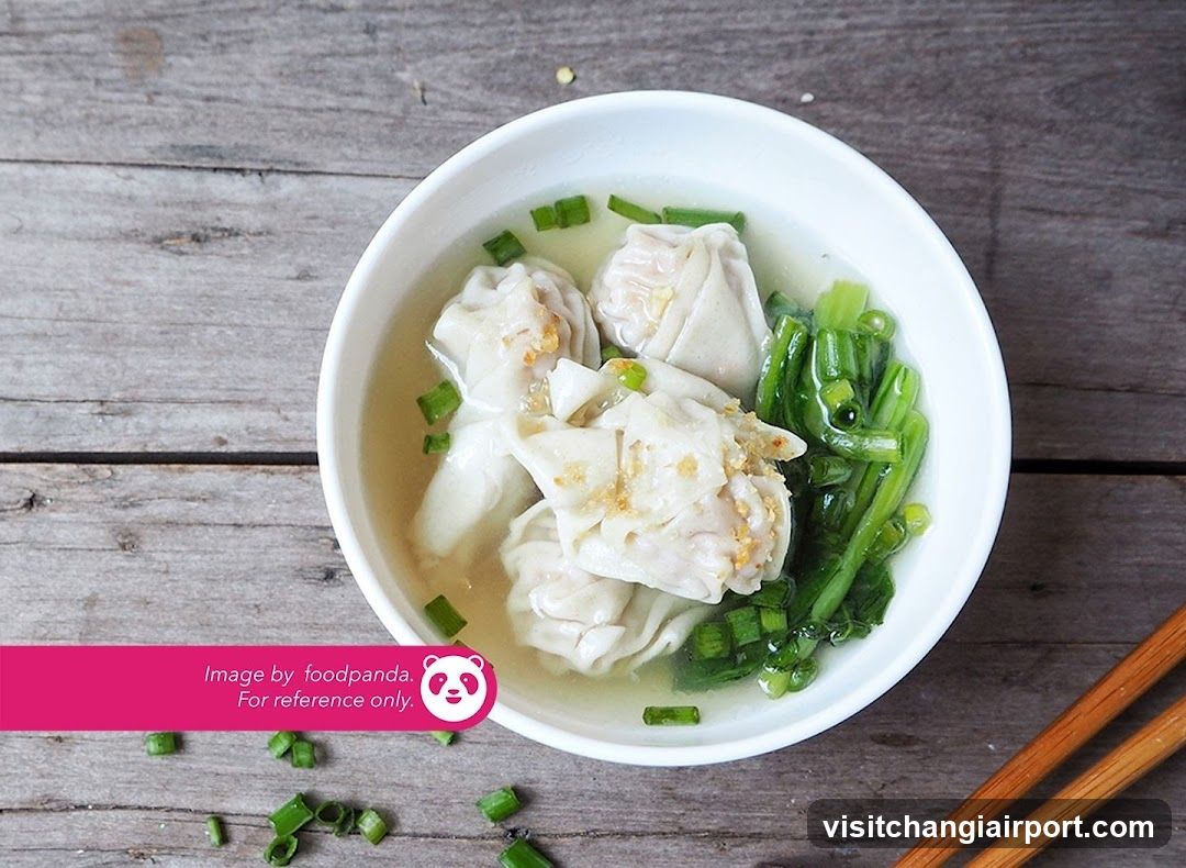 Wonton Soup with Greens