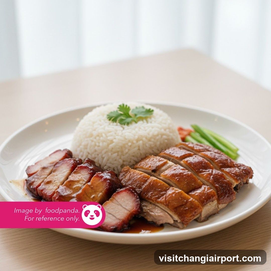 Roast Duck and Char Siu Rice Plate