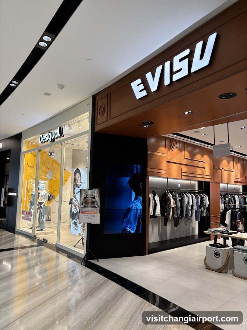 Evisu Store Interior and Exterior View