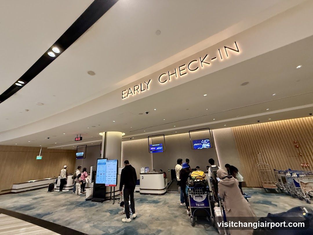 Airport Early Check-In Area
