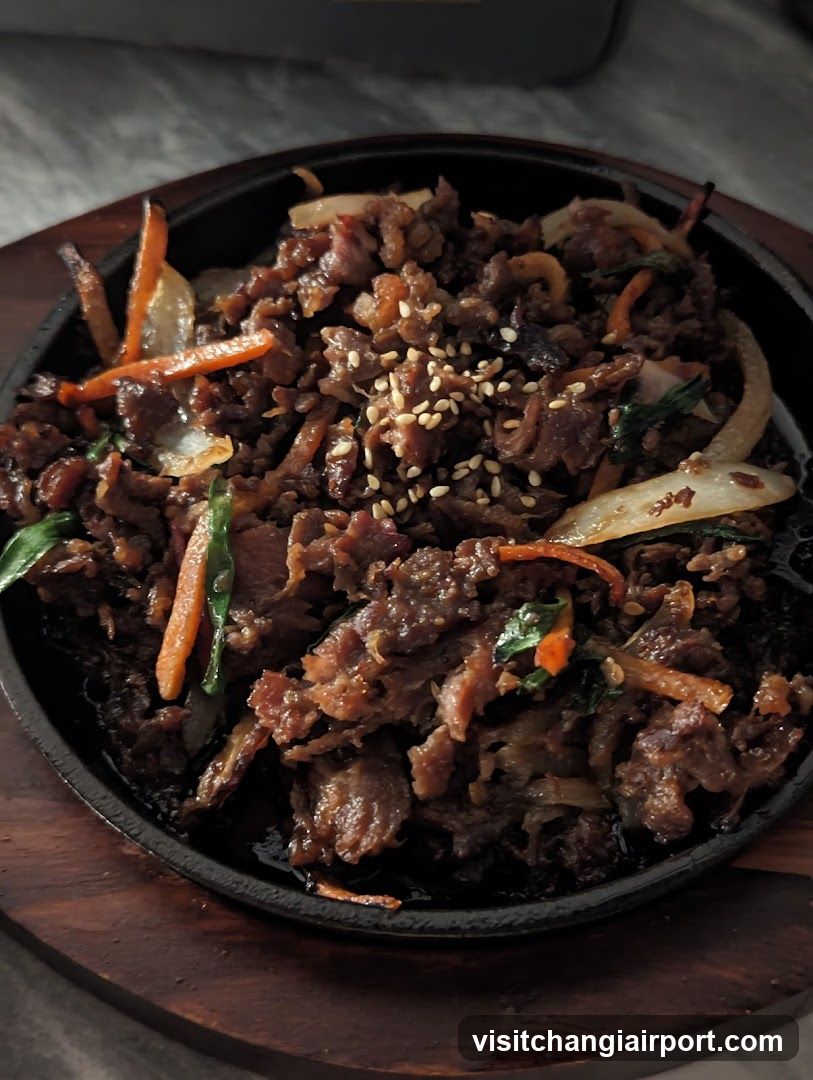Sizzling Beef Dish