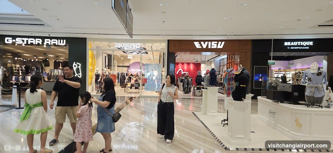 Shopping Mall Interior with Storefronts