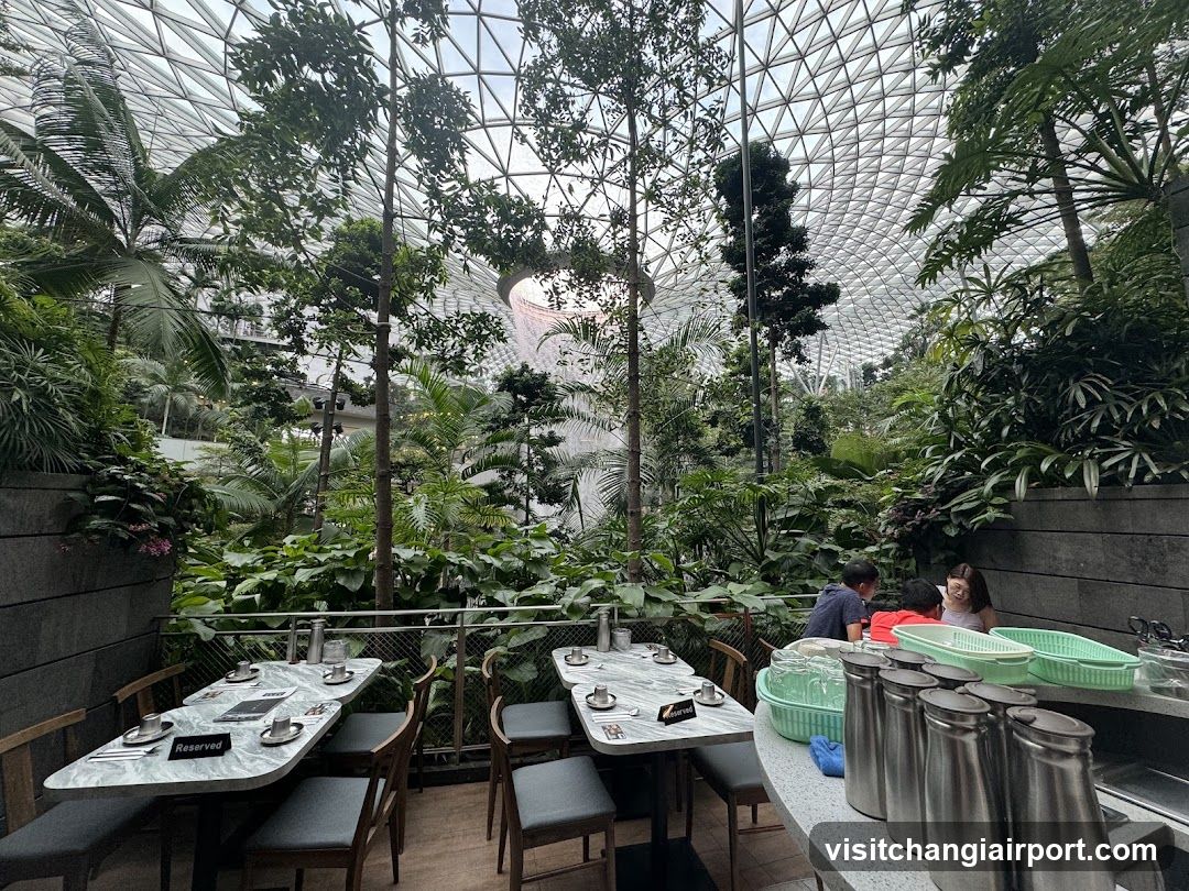 Indoor Garden Restaurant Interior