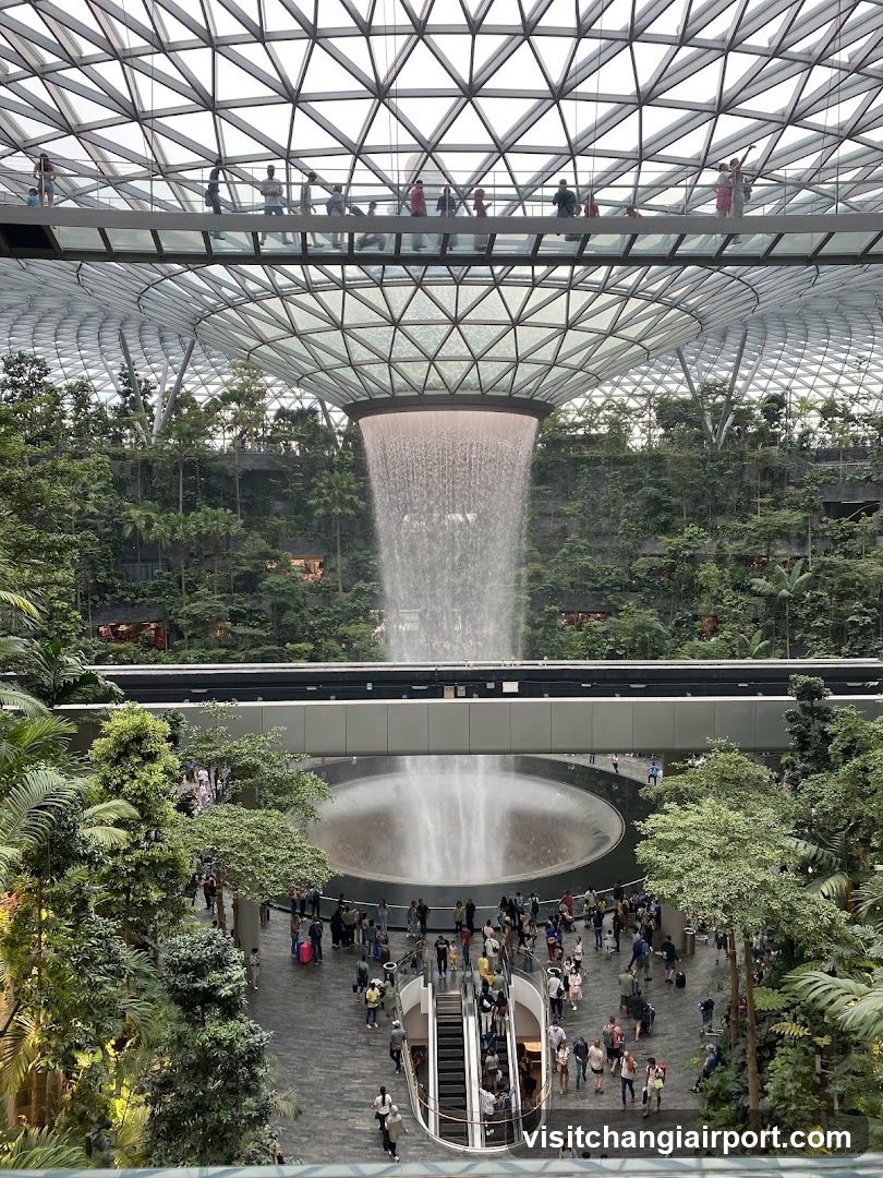 The Jewel Changi Airport Waterfall