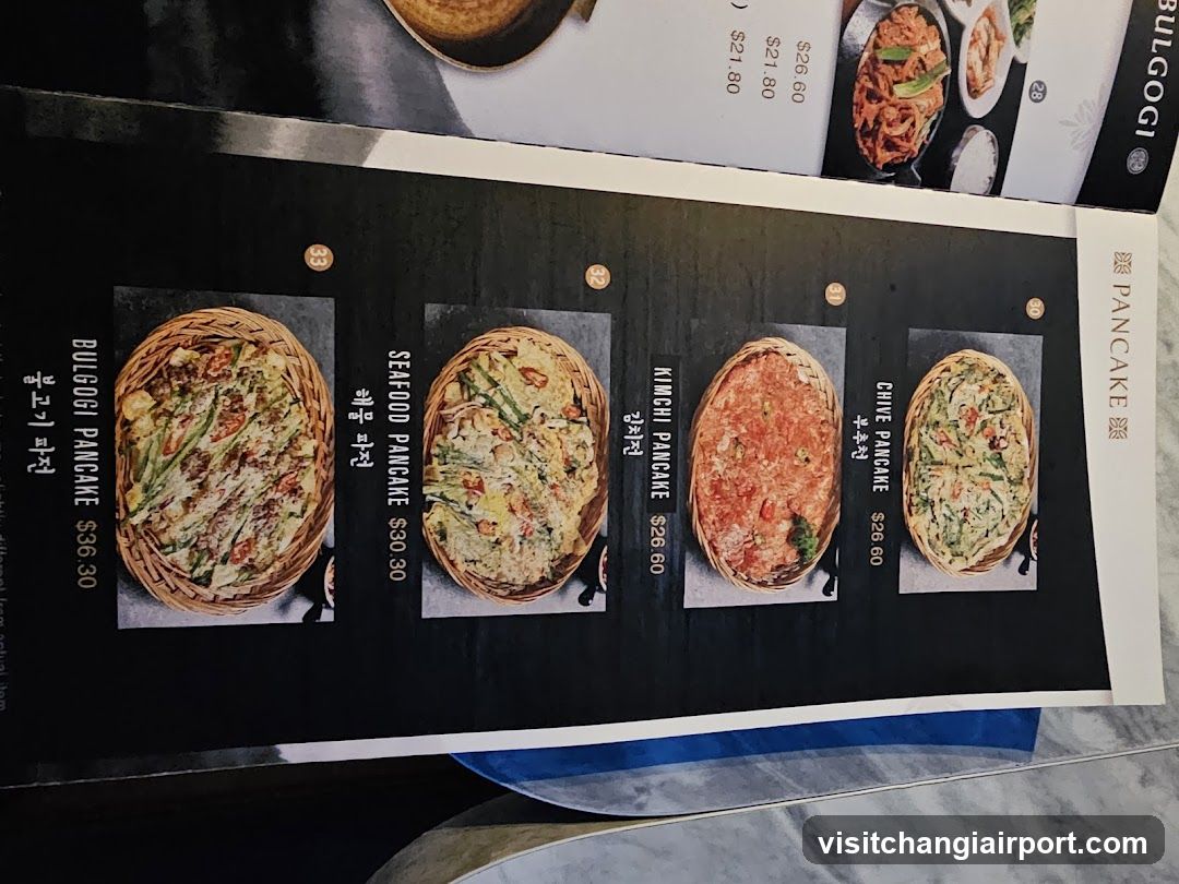 Pancake Menu Page