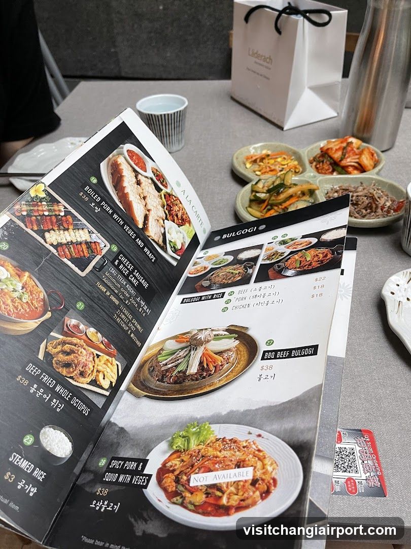 Bulgogi Restaurant Table Setting
