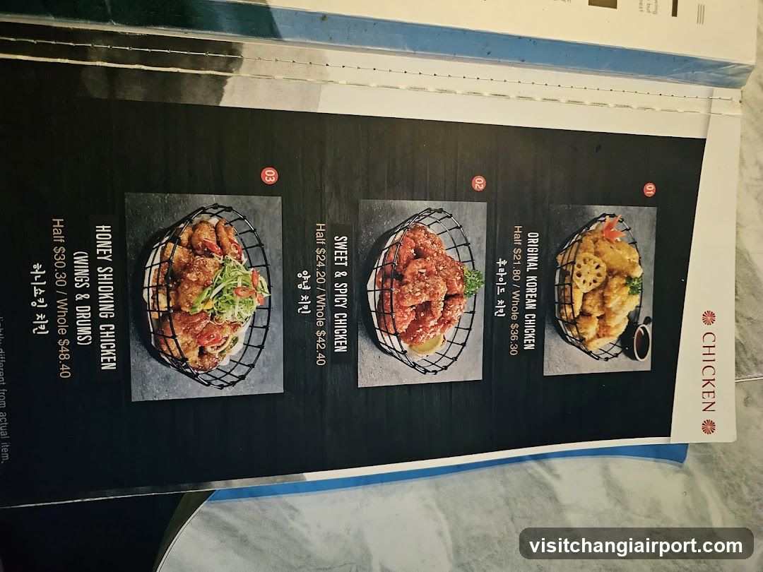 Chicken Menu Page