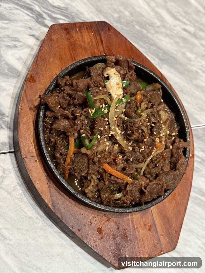 Sizzling Beef Dish
