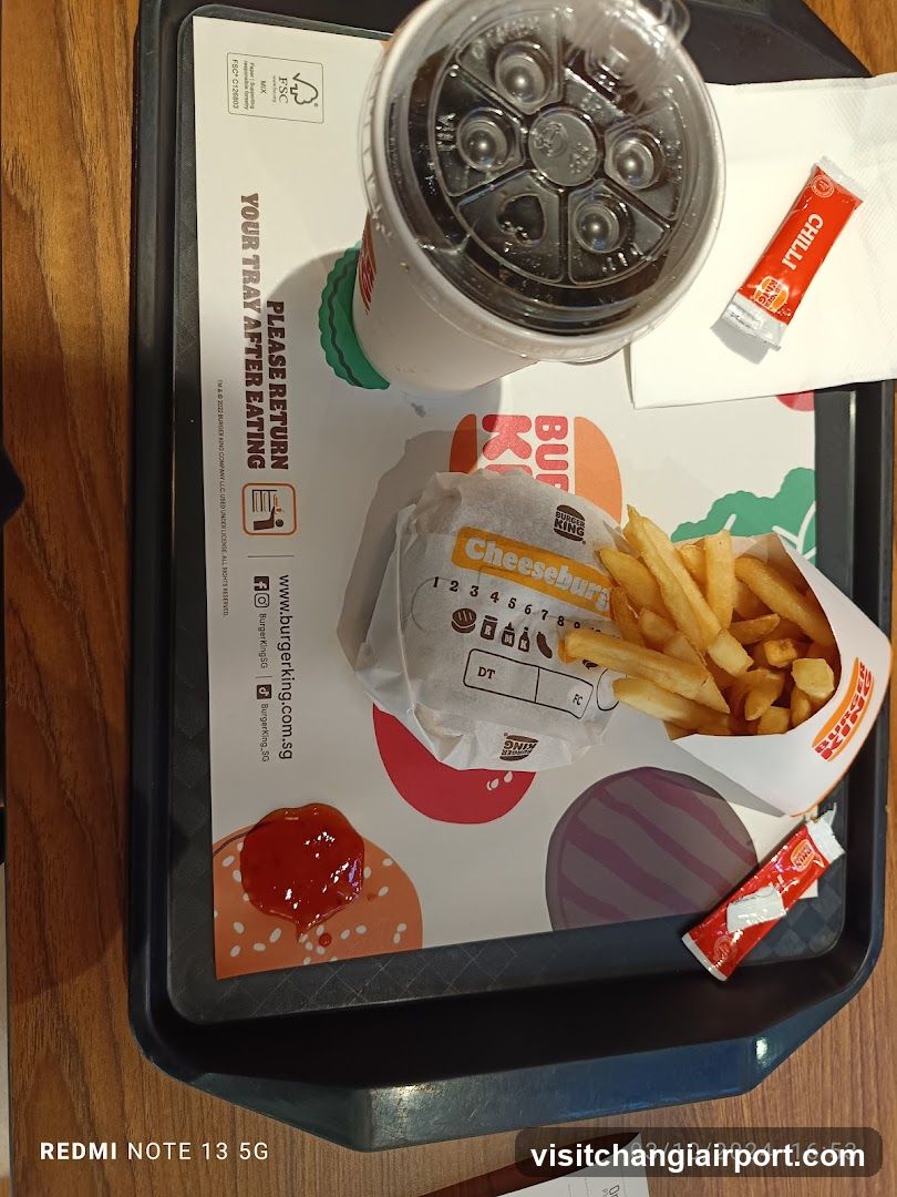 Fast Food Meal Tray