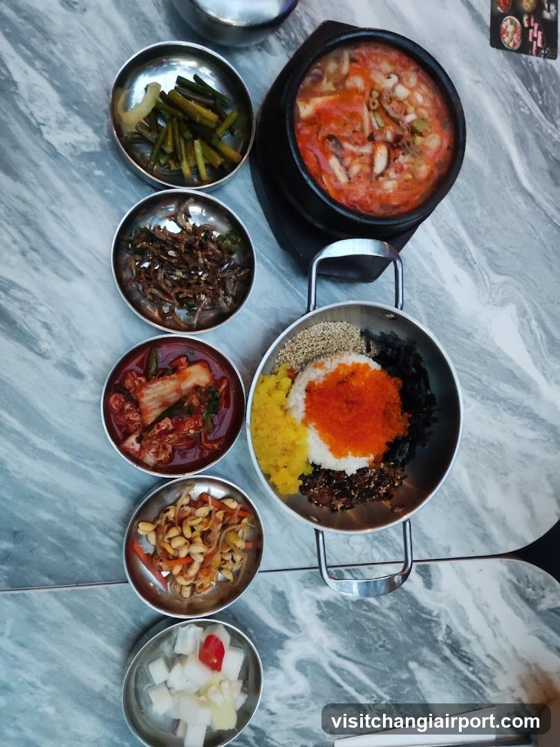 Korean Meal Spread