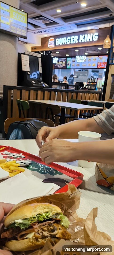 Burger King Interior Dining Area