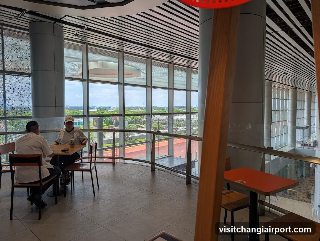 Interior View of Modern Cafeteria or Lounge