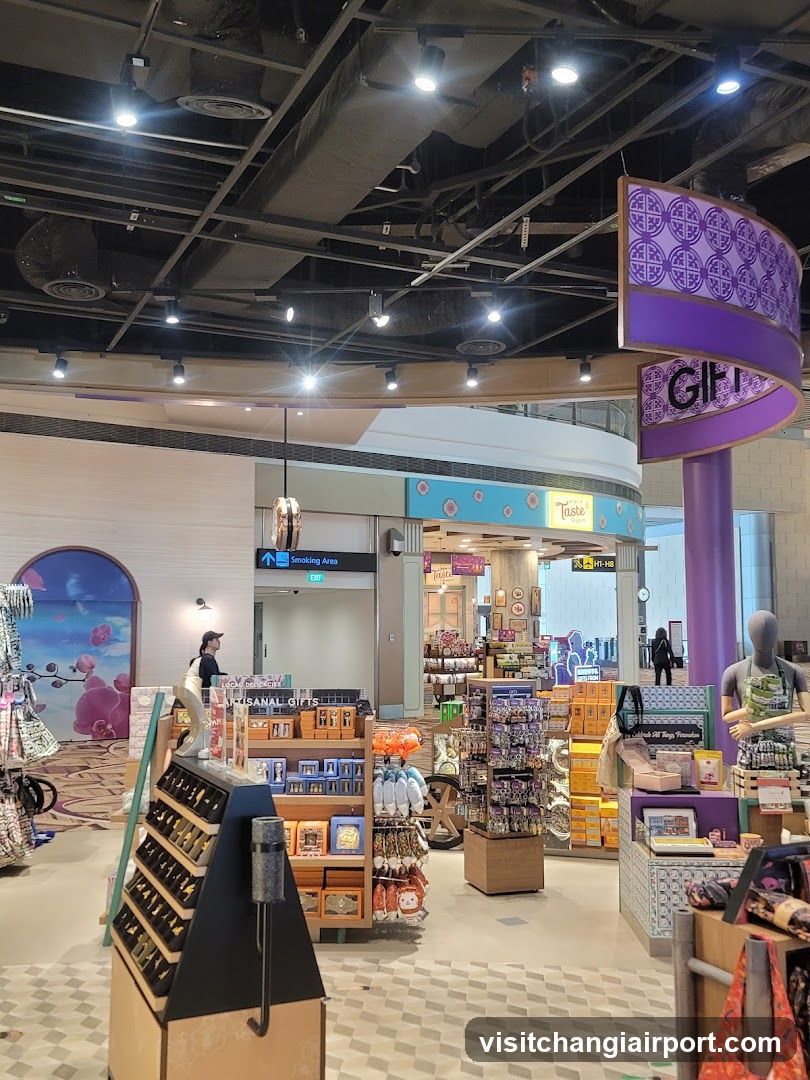Shopping Mall Interior with Gift Shop and Souvenir Stalls