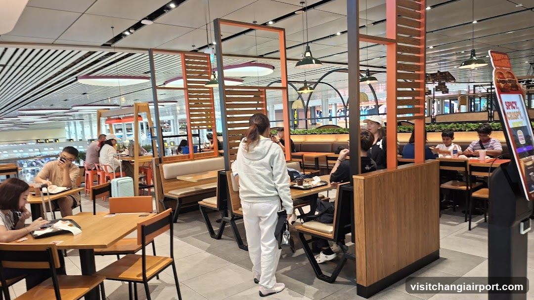 Airport Food Court Interior