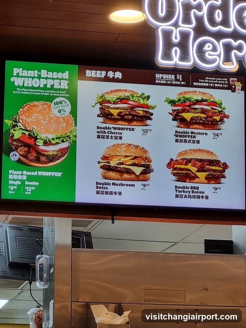 Burger Menu Board