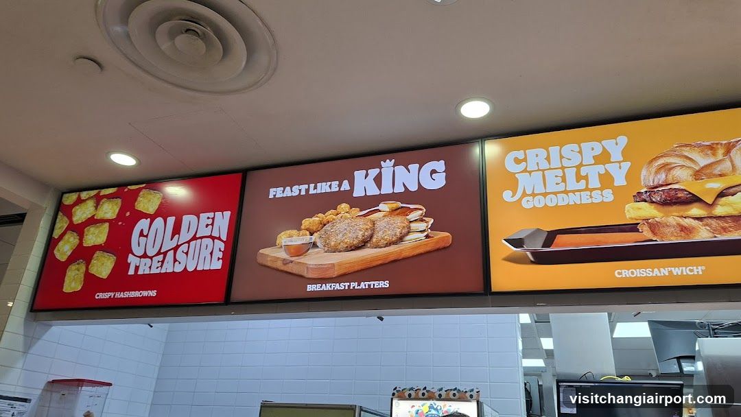 Breakfast Menu Display