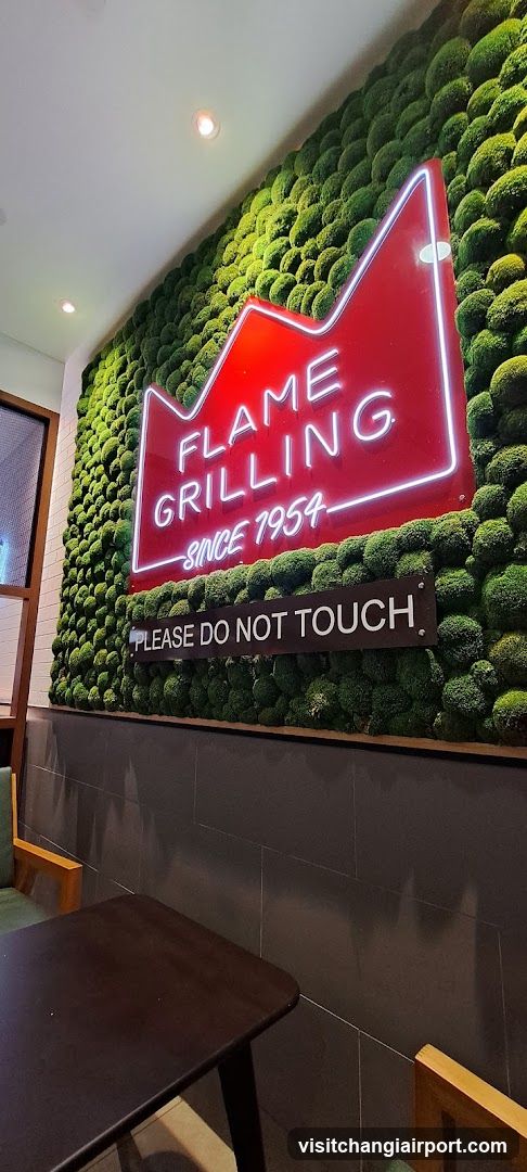 Flame Grilling Interior Signage